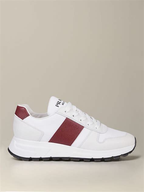 prada chaussure homme blanche